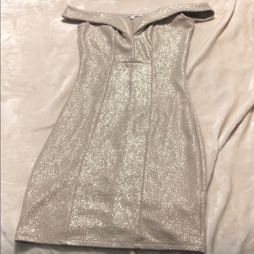 Charlotte Russe Gold Cocktail Dress